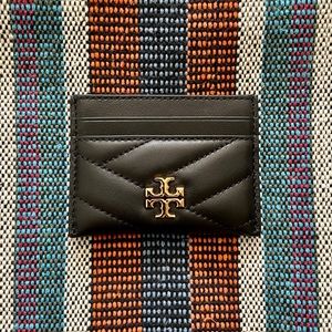 Tory Burch Kira Chevron Leather Card Case